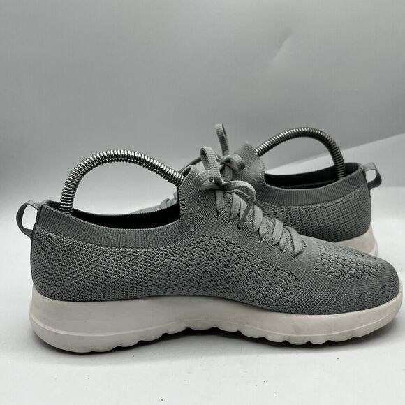 Skechers Go Walk Joy Womens Size 8 Gray Athletic Running Shoes Sneakers 56073 - Picture 6 of 14